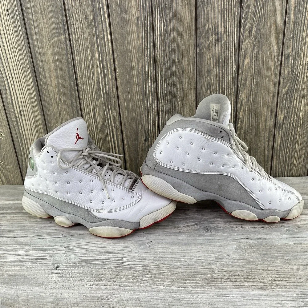 Nike Air Jordan 13 Retro Wolf Grey Men's Size 11, 414571-160 Sneakers No Insoles